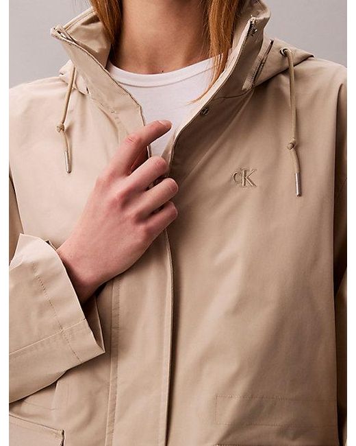 Calvin Klein Lichtgewicht Tech Jack in het Brown