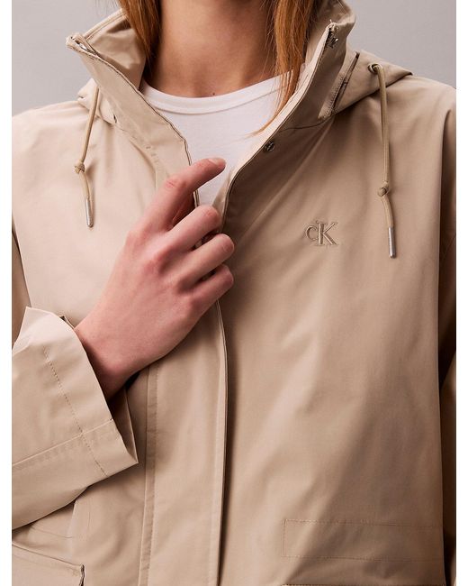 Calvin Klein Brown Lightweight Tech Jacket