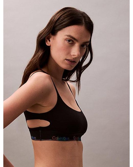 Calvin Klein Bralette in het Black