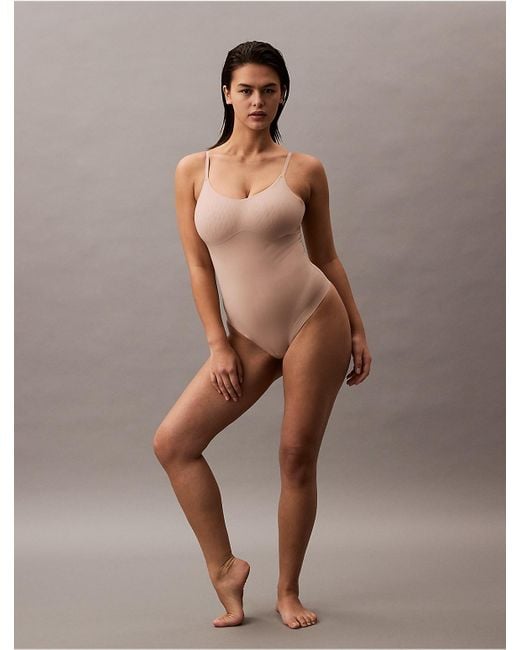 Calvin Klein Multicolor Stay-Put Mesh Bodysuit