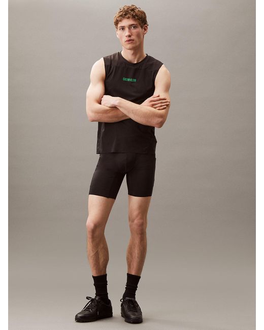 Calvin Klein Black Tight Gym Shorts for men