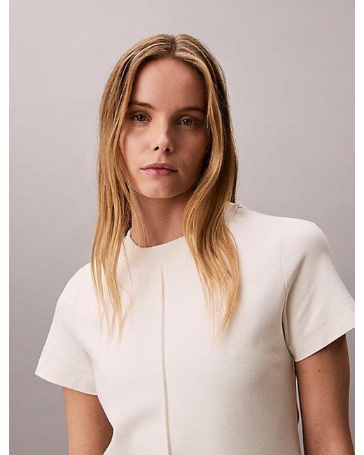 Calvin Klein Natural Jeans Milano Jersey Mini Dress