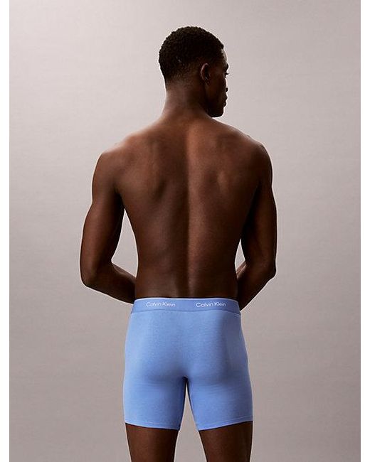 Calvin Klein Blue 7 Pack Boxer Briefs for men