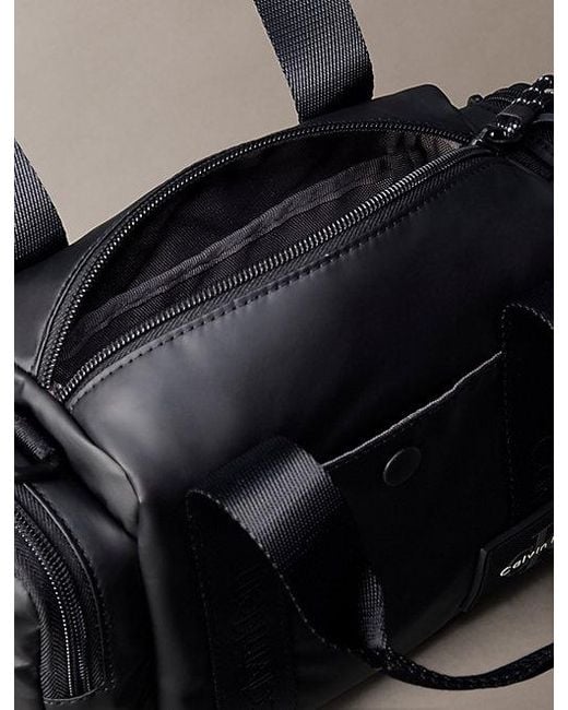 Calvin Klein Gray Water Repellent Crossbody Bag for men