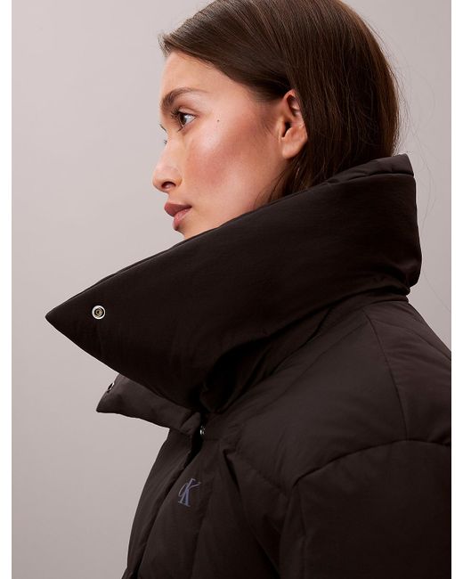 Calvin Klein Blue Short Down Puffer Jacket