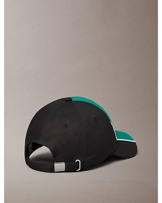 Calvin Klein Green Heritage Crest Dual Tone Baseball Cap for men