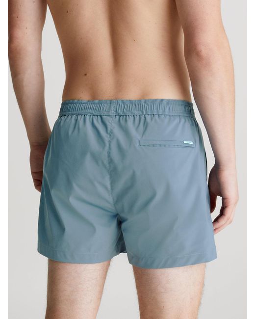 Calvin Klein Blue Short Drawstring Swim Shorts for men
