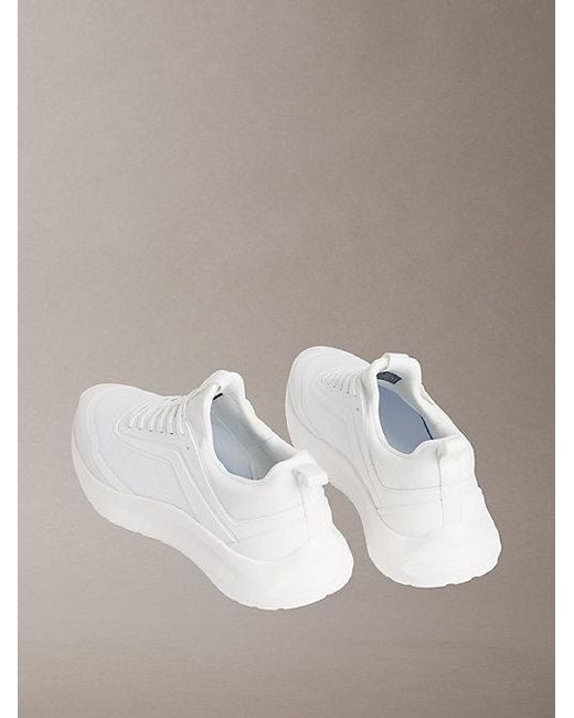 Calvin Klein Metallic Ck Curve Lightweight Runner Trainers for men