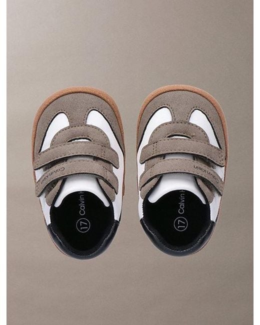 Calvin Klein Metallic Jeans Baby Signature Velcro Trainers for men