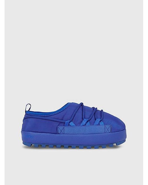 Slippers con plataforma Calvin Klein de hombre de color Blue