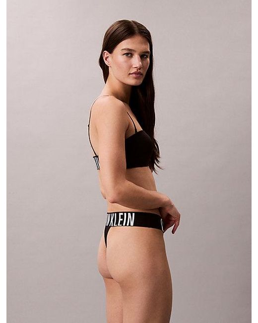 Calvin Klein String in het Black