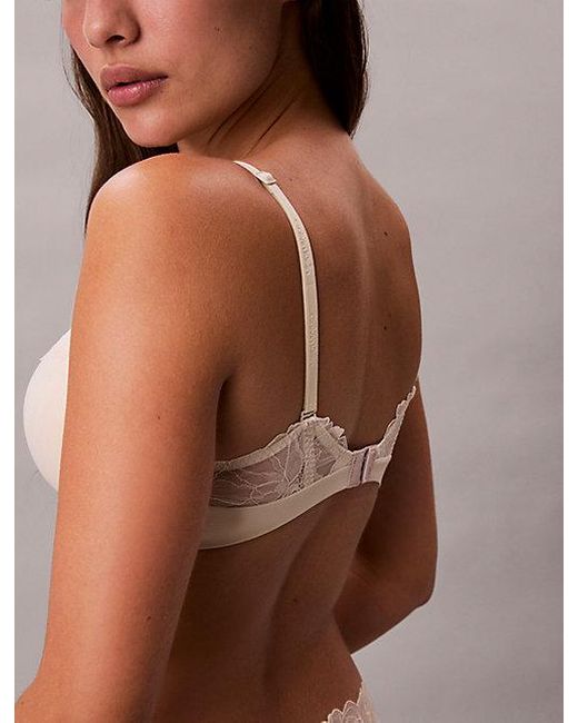 Calvin Klein Licht Gevoerde Volledige Bh in het Brown