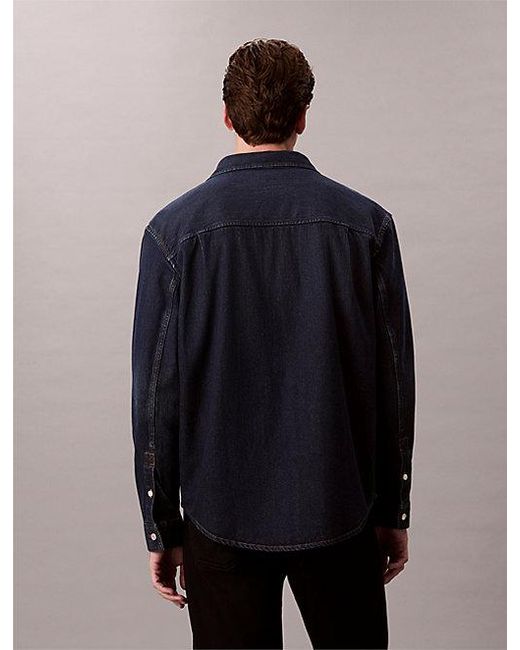 Calvin Klein Blue Jeans 90S Denim Shirt Jacket for men