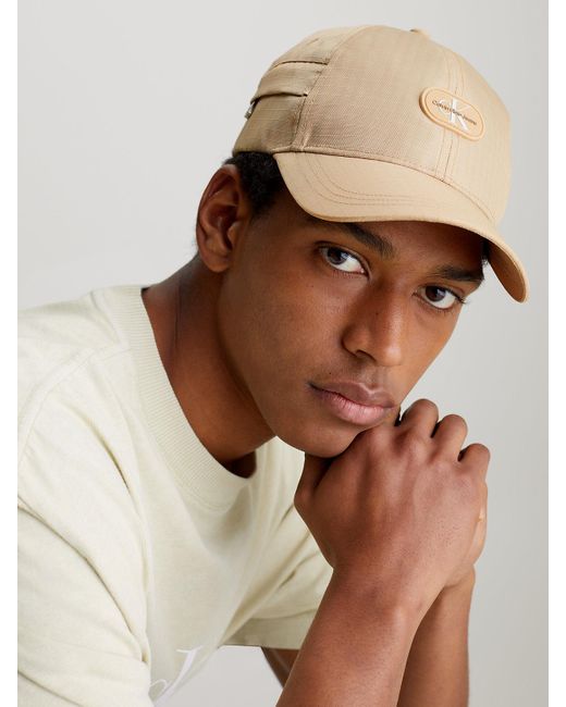 Casquette indéchirable à logo Calvin Klein pour homme en coloris Natural