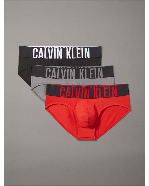 Calvin Klein Multicolor Intense Power Micro 3-pack Hip Brief for men
