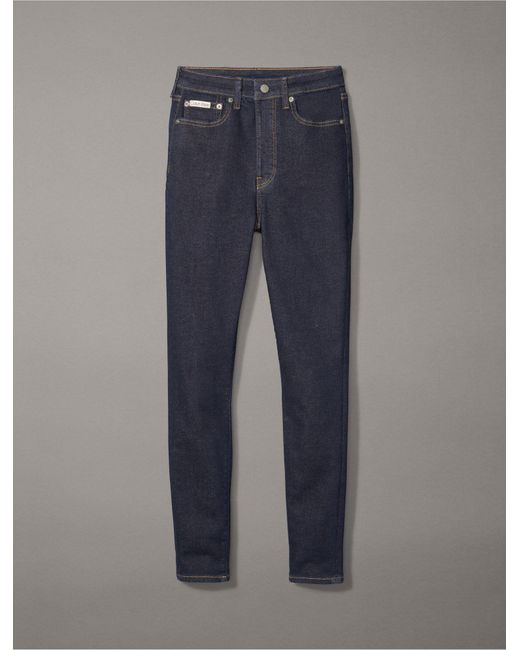 Calvin Klein Brown Original High Rise Skinny Fit Jeans