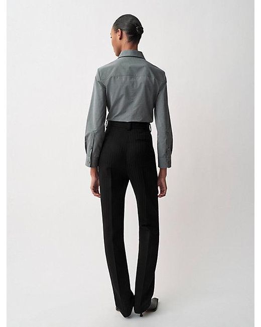 Calvin Klein Gray Lucia Slim Trousers