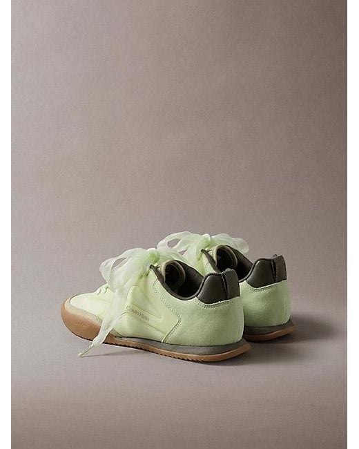 Calvin Klein Metallic Ck Kayla Organza Runner Trainers