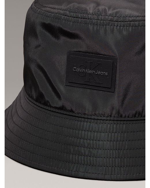Calvin Klein Black Bucket Hat for men