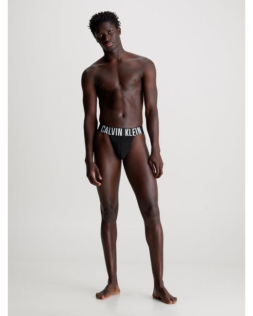 Lot de 3 strings - Intense Power Calvin Klein pour homme en coloris Black