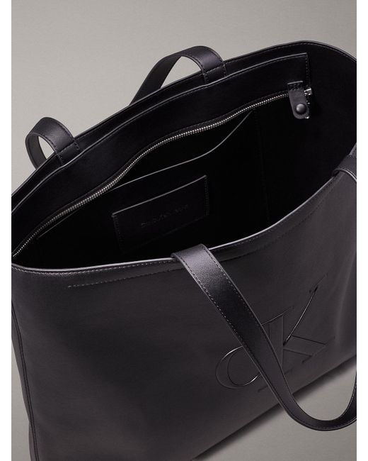 Calvin Klein Gray Large Slim Tote Bag