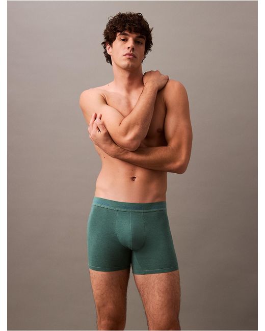 Calvin Klein Icon Cotton Stretch Marble Boxer Brief for Men | Lyst
