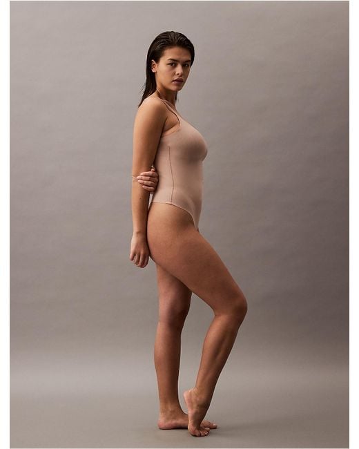 Calvin Klein Multicolor Stay-Put Mesh Bodysuit