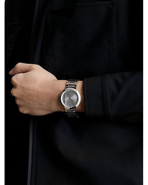 Calvin Klein Gray Split Bezel Bracelet Watch