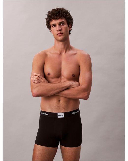 Calvin Klein Black 3 Pack Trunks for men