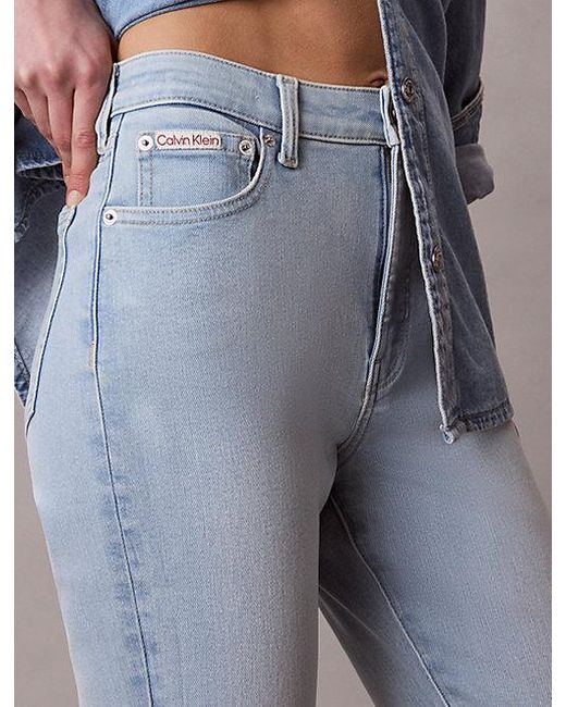 Calvin Klein Blue Jeans High Rise Skinny Jeans