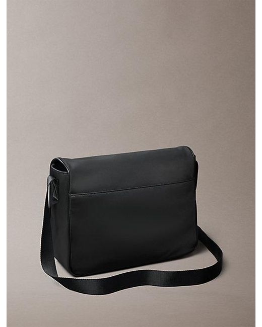 Calvin Klein Gray Laptop Messenger Bag for men