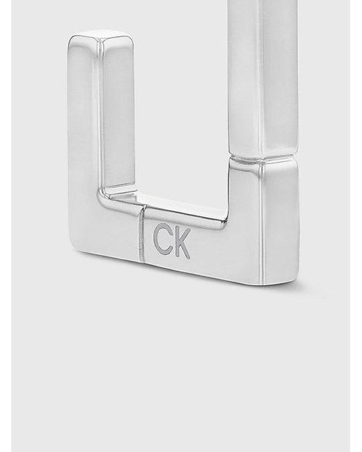 Calvin Klein Oorbellen - Soft Squares in het White