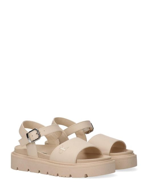 Calvin Klein Natural Kids Signature Sandals