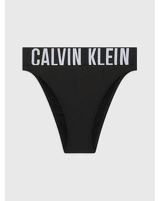 Calvin Klein Tangaslip Met Hoge Beenuitsnijding - Intense Power in het Black