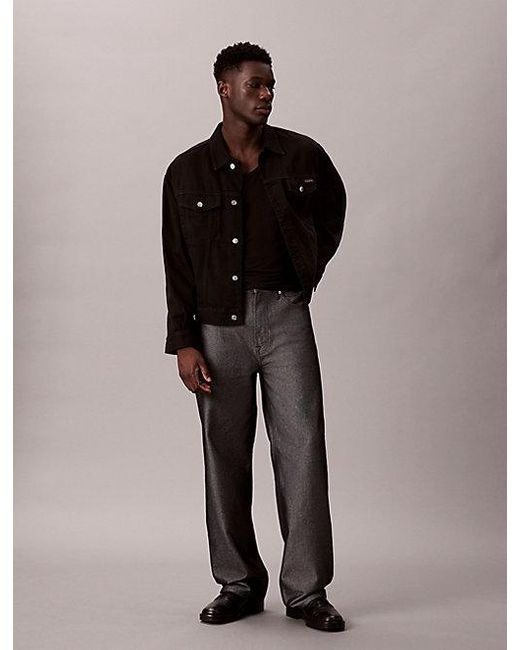 Calvin Klein Baggy Fit Jeans in het Gray voor heren