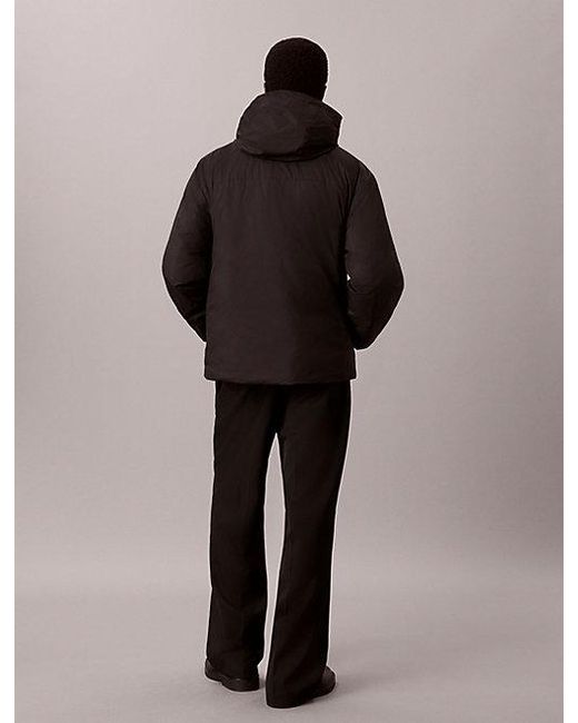 Calvin Klein Black Ultra Light Padded Ripstop Jacket for men