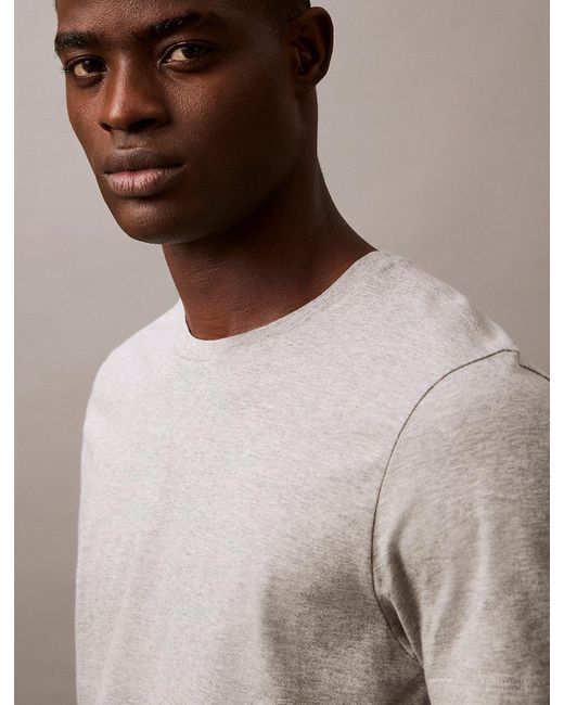 Calvin Klein White 3 Pack T-Shirts for men