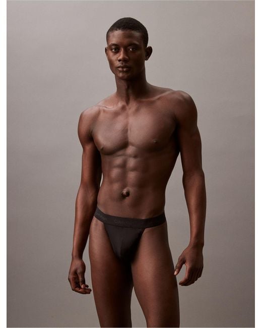 Calvin Klein Brown Sculpt Thong for men