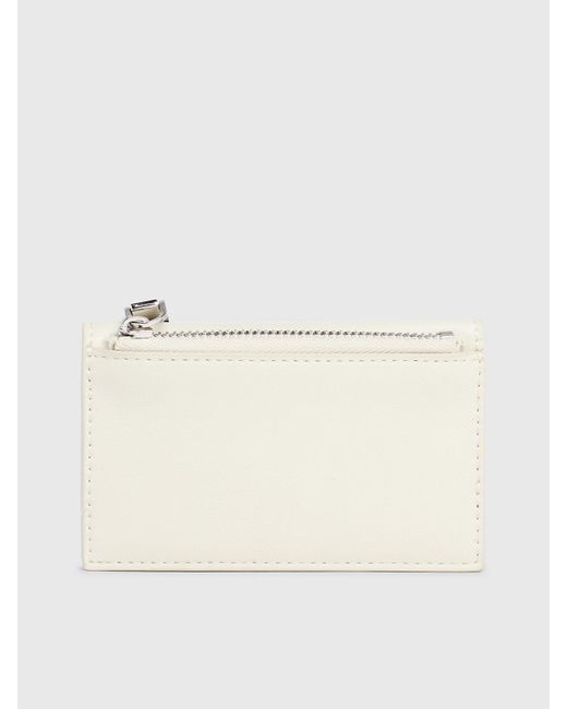 Calvin Klein Natural Rfid Wristlet Zip Around Wallet