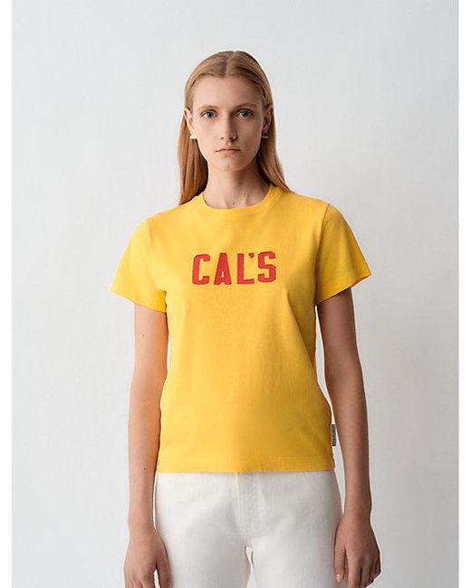 Calvin Klein Yellow Cal's Tee