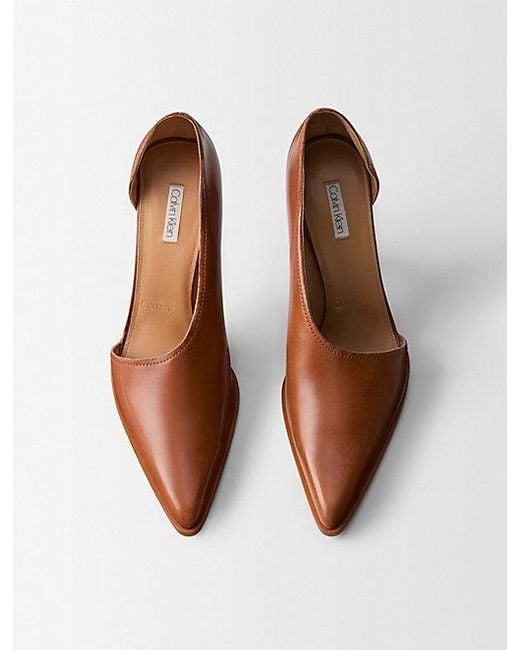 Calvin Klein White Rea Pump