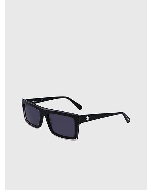 Calvin Klein Blue Jeans Rectangle Sunglasses Ckj23657S
