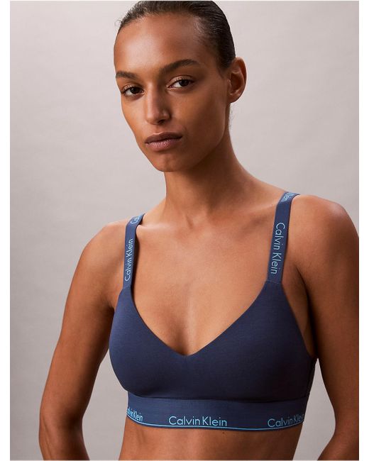 Calvin Klein Multicolor Icon Cotton Modal Lightly Lined Bralette