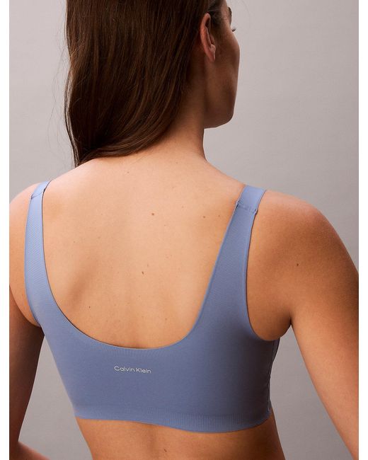 Calvin Klein Blue Soft Wire Bralette