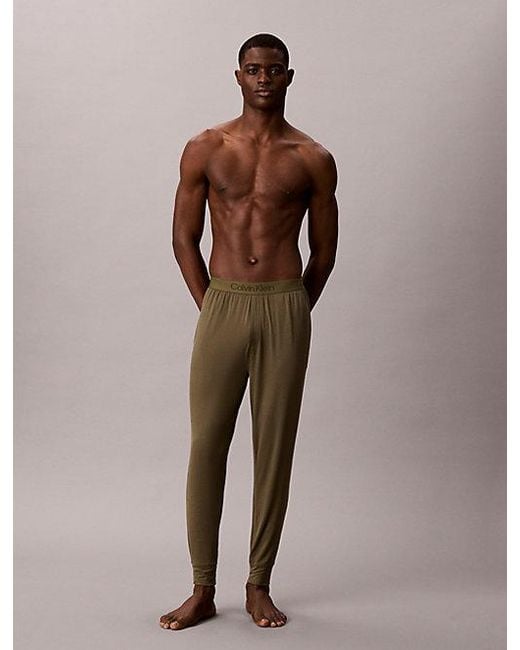 Calvin Klein Brown Pyjama Pants Ultra Soft Modal for men