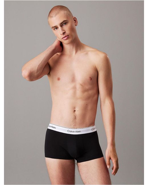 Calvin Klein Metallic 5 Pack Low Rise Trunks for men