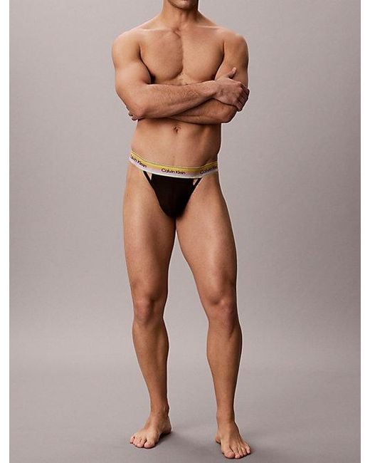 Calvin Klein Mesh String in het Brown voor heren