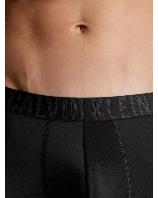 Boxer long - Intense Power Ultra Support Calvin Klein pour homme en coloris Black