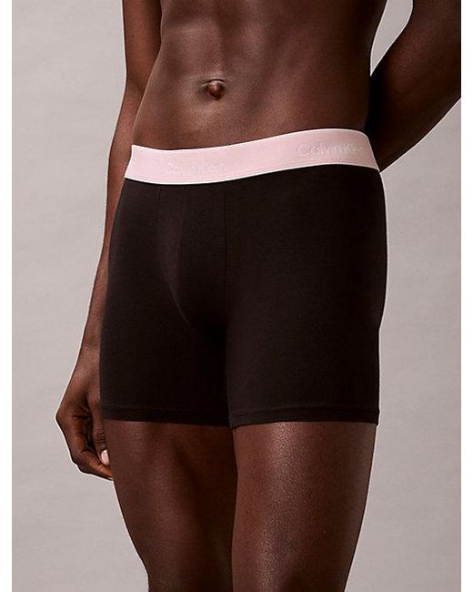 Calvin Klein 3-Pack Boxer Briefs in het Multicolor voor heren