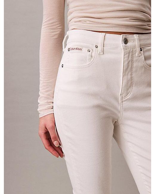 Calvin Klein Pink Jeans High Rise Flared Jeans